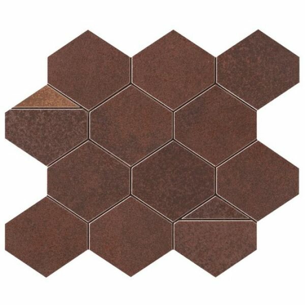 Плитка Atlas Concorde Blaze Corten Mosaico Nest 9BNC 29,4x25,8 Глазурованная