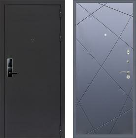 Дверь входная (стальная, металлическая) Сенатор Практик 3К Electro 5230 ФЛ-291 quot;Силк титанquot; с электронным замком