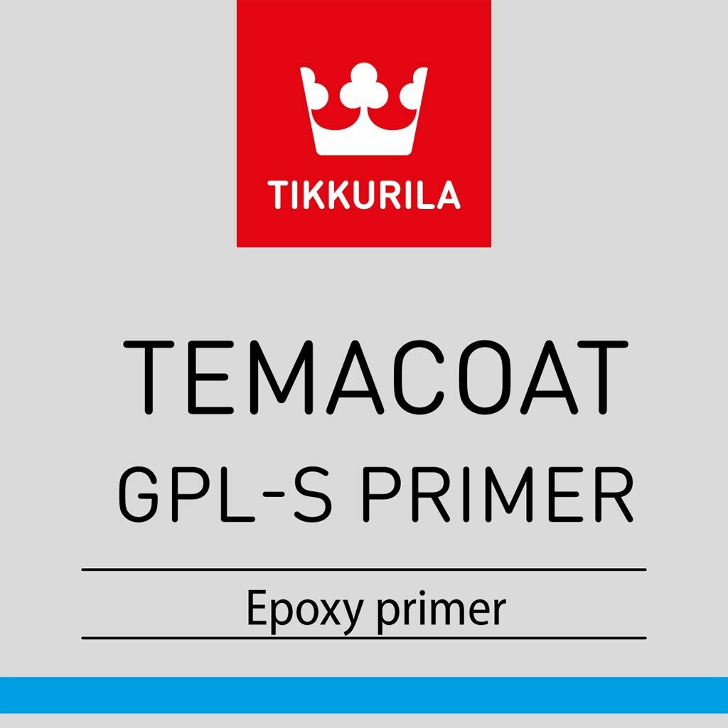 Tikkurila Temacoat GPL-S Primer / Тиккурила Темакоут Праймер ГПЛ-С Двухкомпонентная, толстослойная, эпоксидная грунтовочная краска TVH 14,4л