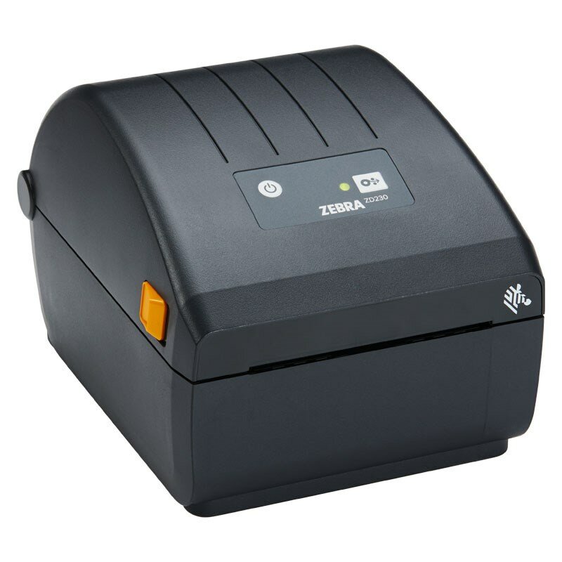 Принтер этикеток Zebra ZD230 / ZD2304230EG00EZ Thermal Transfer Printer (74/300M) ZD230; Standard EZPL, 203 dpi, EU and UK Power Cords, USB