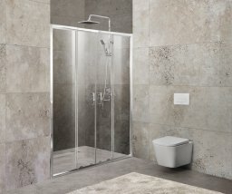 Душевая дверь BelBagno Unique BF2 (150/180 см) (матовое стекло)