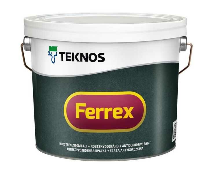 Teknos FERREX (10 л серая ferrex)