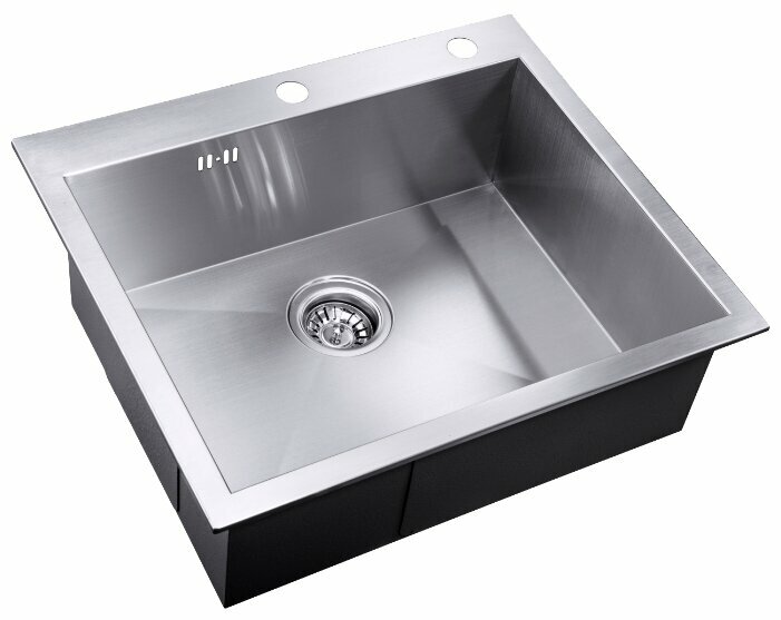 Врезная кухонная мойка ZorG INOX X-5951 59х51см нержавеющая сталь