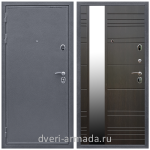 Входные двери для квартир Дверь входная Армада Лондон 2 Антик серебро / МДФ 16 мм ФЛЗ-Сити Венге