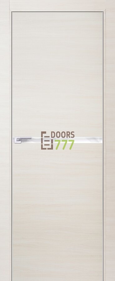 Двери ProfilDoors Серия Z модель 11Z Цвет:Эш Вайт Кроскут Остекление:Без стекла Тип:кромка хромированный алюминий с 2х сторон