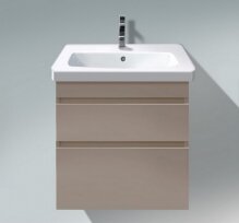 Тумбочка подвесная под раковину Duravit DuraStyle DS 6480 0 43 43 (580х448 мм) базальт матовый