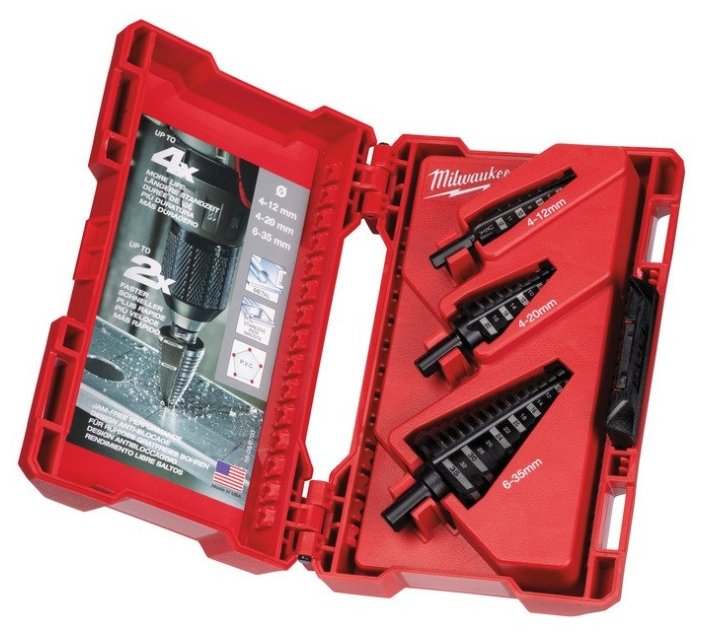 Набор сверл Milwaukee Step Drill Set-3pc