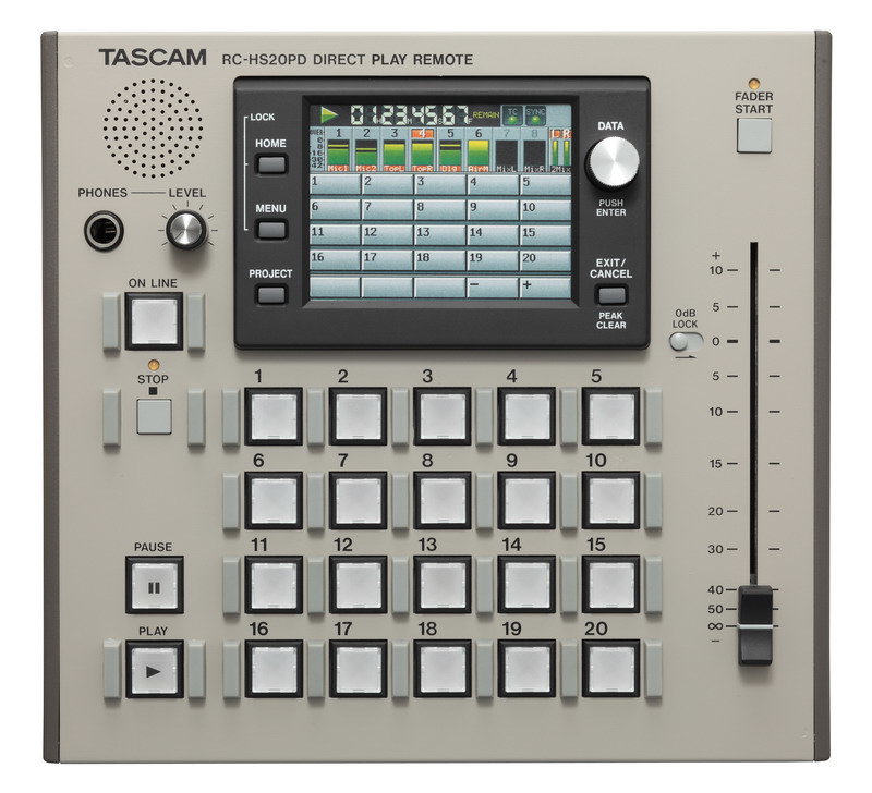 Tascam RC-HS20PD пульт дитанционного управления для HS-2/8