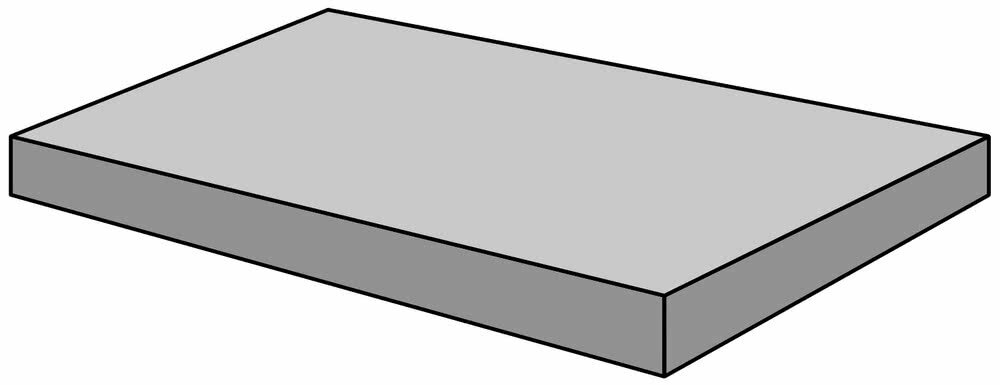 Ступень угловая из керамогранита Rondine Bricola J86743_BricolaBiancoAn+TDx ( шт)