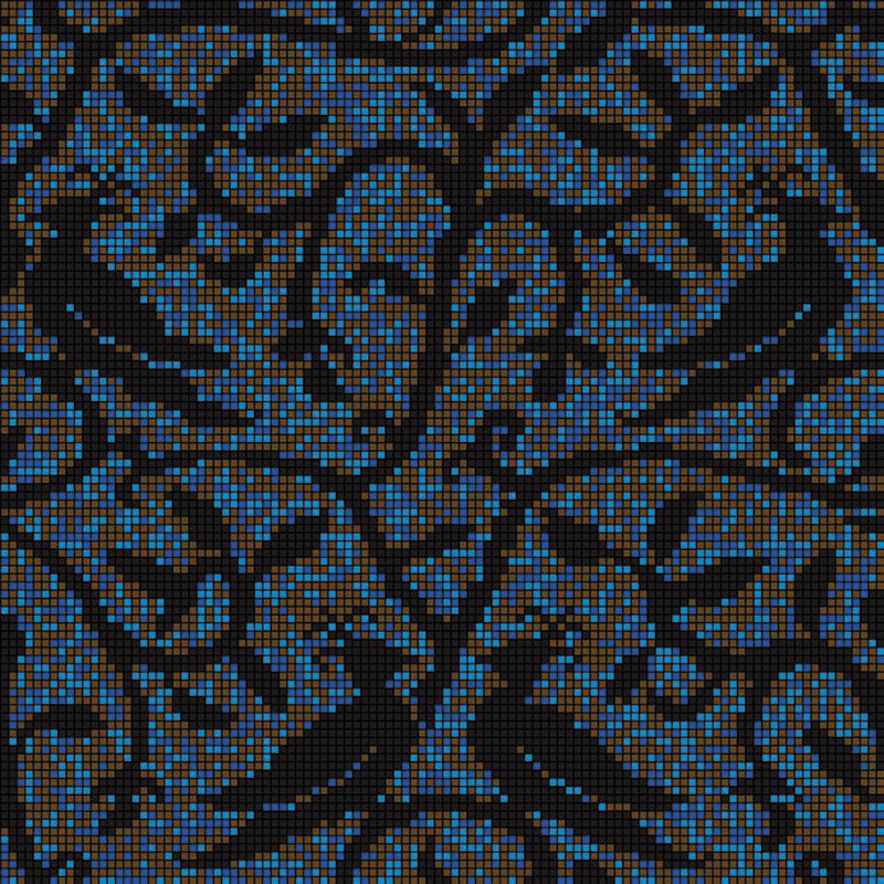 Мозаика Alma Панно 15 MZ-05 Dark 1770x1770 мм (Мозаика)