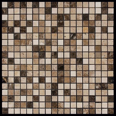 Мраморная мозаика Natural Mix MT-88-15P (0152-MP) (1,5х1,5) 30,5х30,5