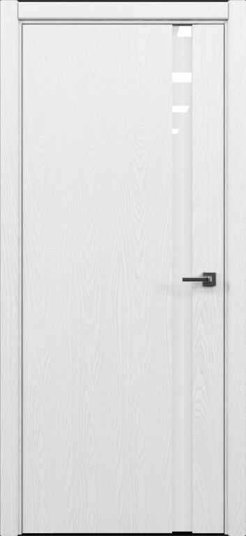 Межкомнатная дверь Рада Марко-1 ДО11 (Белая эмаль, белоснежный триплекс)