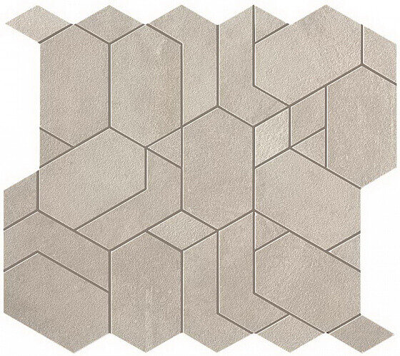 Керамическая мозаика Atlas Concorde Мозаика Керамогранит BOOST White Mosaico Shapes 31х33,5 (м2)