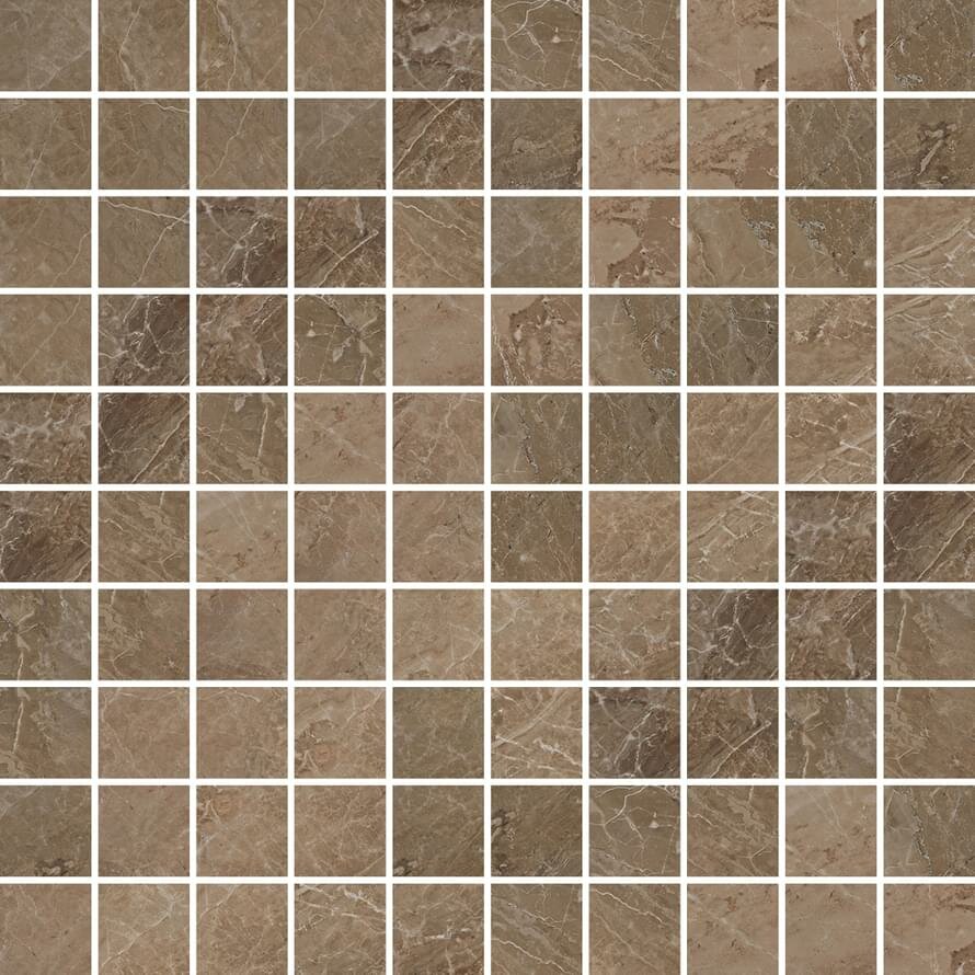 Мозаика Versace Marble Mosaico T100 Marrone 29.1x29.1