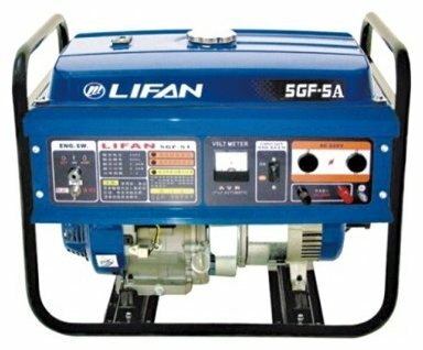 Бензиновый генератор LIFAN 5GF-5A (5000 Вт)