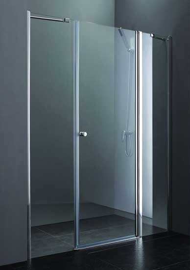 Душевая дверь Cezares Elena-W-B-13-90-60/30-C-Cr (L/R) с двумя фиксированными стеклами (левая/правая) стекло прозрачное/профиль хром глянцевый