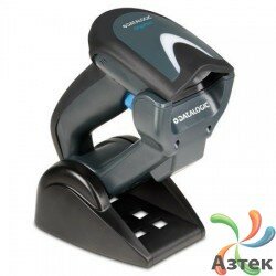 Сканер штрих-кода Datalogic Gryphon I GBT4430 2D Image, темный беспроводной, Bluetooth, USB кабель, базовая станция