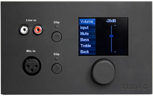 Audac MWX65/B Настенная панель управления для MTX