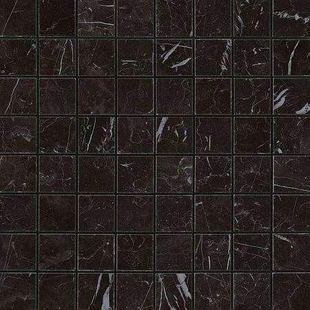 Керамогранит Atlas Concorde (Атлас Конкорд Италия) Marvel Nero Marquina Mosaico Matt 30х30 Marvel Stone Wall AS3Z