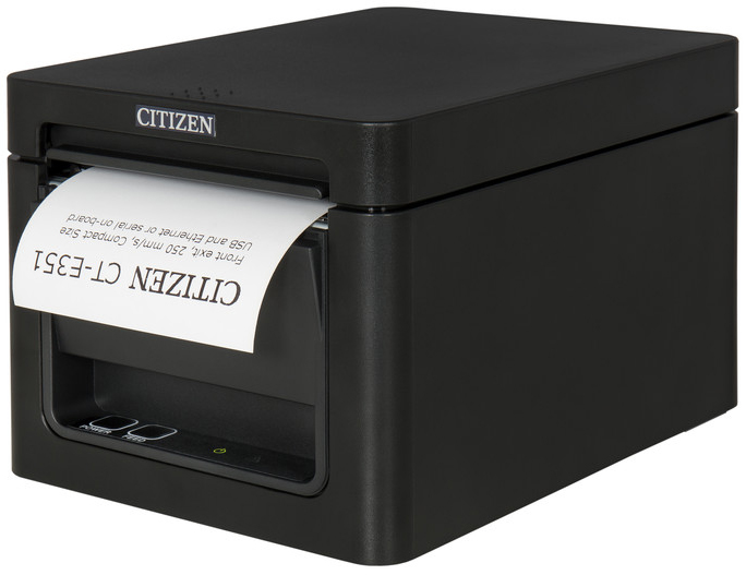 CTE351XEEBX Чековый принтер Citizen POS CT-E351, Ethernet, USB, Black