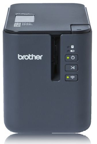 Принтер для печати наклеек Brother PT-P900W (настольный,авторезак,ленты от 3,5 до 36мм,до 60 мм/сек,до 360x720dpi,WiFi,БП,USB,RS232)