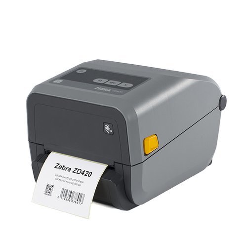 Принтер этикеток начального класса Zebra ZD420, TT, 203 dpi, USB, USB-host, BT, LAN ZD42042-C0EE00EZ