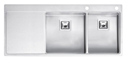 Интегрированная кухонная мойка Reginox Nevada 40-30 right 116х51см нержавеющая сталь