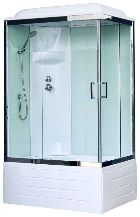 Душевая кабина Royal Bath RB 8100BP6 L высокий поддон 100см*80см