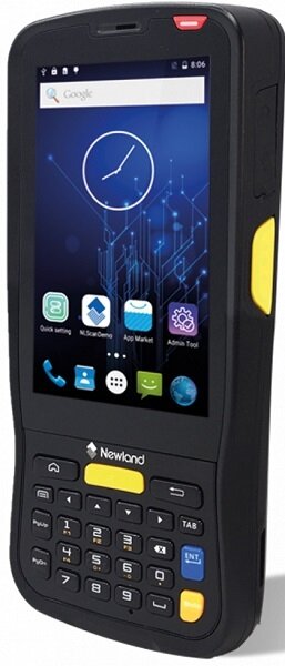 Терминал сбора данных NEWLAND MT65 Beluga III, 2D, Android 7, 4G, GPS, Camera, 3700mAh, Cradle, USB cable, PS