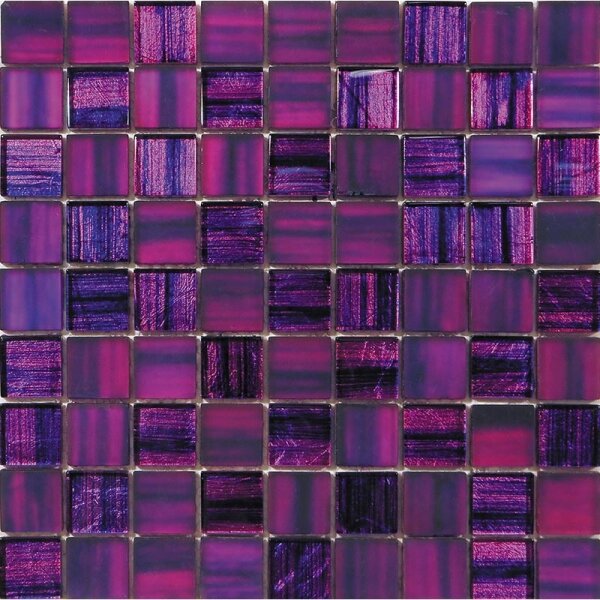 Мозаика стеклянная Natural JP-307 Dark стекло, фиолетовый, микс, 28.8x28.8