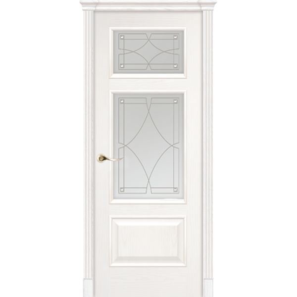 Межкомнатная дверь La Porte серия Classic модель 300.6 ясень бланко контур с бевелсами Марко