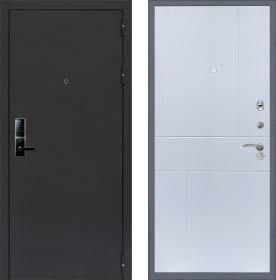 Дверь входная (стальная, металлическая) Сенатор Практик 3К Electro 5230 ФЛ-290 quot;Силк сноуquot; с электронным замком