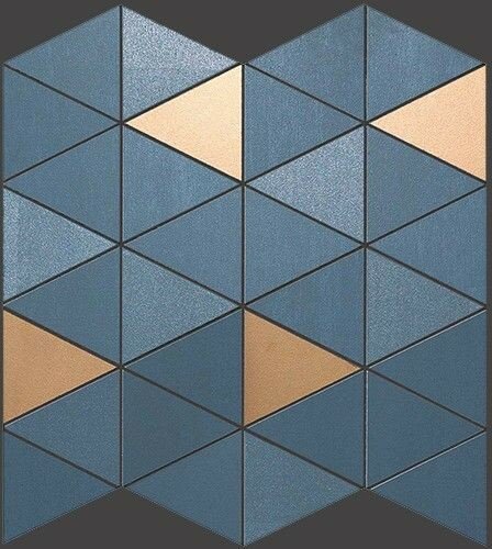 Мозаика Mek Мозаика Atlas Concorde Italy Blue Mosaico Diamond Gold Wall 30.5x30.5 Mek Blue Mosaico Diamond Gold Wall 30.5x30.5