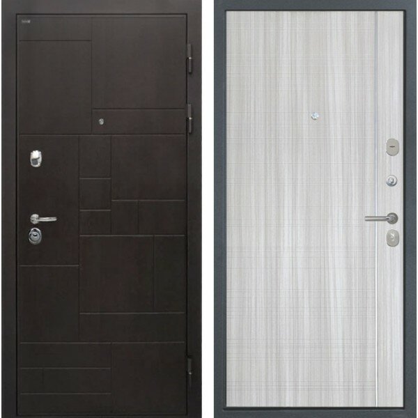 Двери Интекрон производства г. Йошкар-Ола Входная металлическая дверь Интекрон Веста (L-5 Сандал белый)