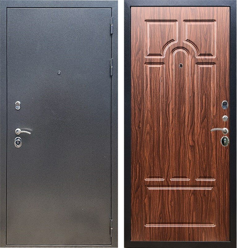 Входная стальная дверь Армада 11 ФЛ-58 (Антик серебро / Берёза морёная)