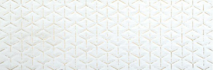 Декор Dom Ceramiche Pura Bianco Rombo Tracce Oro Rett 49,8X149,8