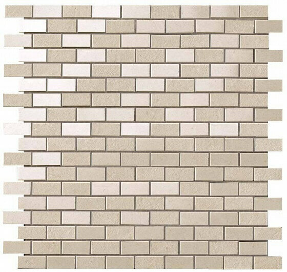 Керамическая мозаика Мозаика Керамогранит ATLAS CONCORDE KONE Beige Mosaico Brick 30,4х30,4 (м2)