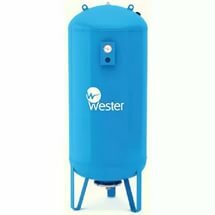 Бак расширительный гидроаккумулятор Wester 1000 л мембранный для системы водоснабжения 1-14-0302