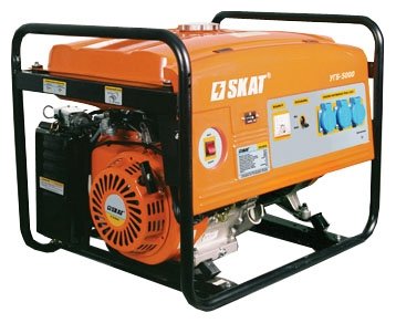 Бензиновый генератор SKAT УГБ-5000 (5000 Вт)