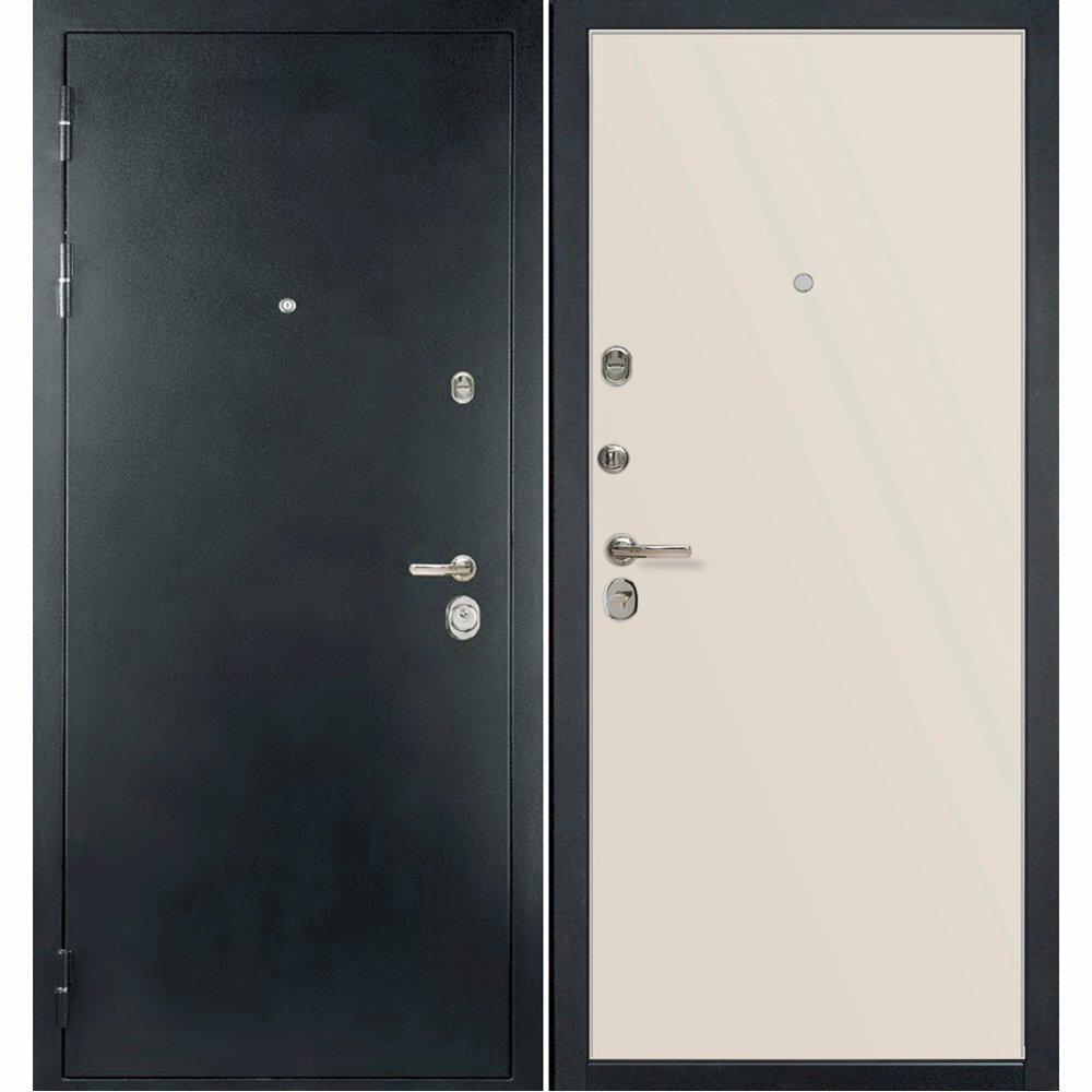 Входная металлическая дверь HAUSDOORS ProfilDoors HD6/1E Магнолия |Полотно 100 мм, Металл 1.5 мм (Товар № ZA190829), Размер 2050*960 по коробке (правая)