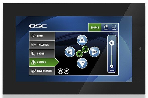 QSC TSC-80W-G2-BK Q-Sys 8.0” PoE сенсорный контроллер для настенной установки