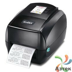 Принтер этикеток Godex RT863i термотрансферный 600 dpi темный, LCD, Ethernet, USB, RS-232, защищенный корпус, 011-863002-000