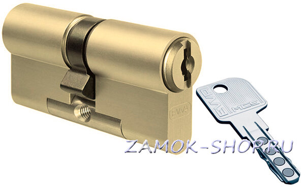 Цилиндр EVVA MCS ключ/ключ, латунь, 41х41
