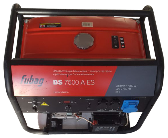 Бензиновый генератор Fubag BS 7500 A ES (568254) (7000 Вт)