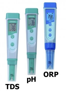 Набор тестеров для измерения TDS, pH, ОВП жидкостей SanXin