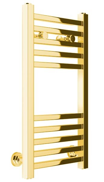 СУНЕРЖА Модус Полотенцесушитель 600х300 (10 ступ.) под золото, нижнее подкл. 03-0250-6030