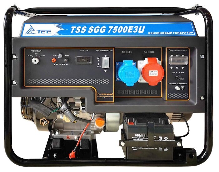 Бензиновый генератор ТСС SGG-7500Е3U (7500 Вт)
