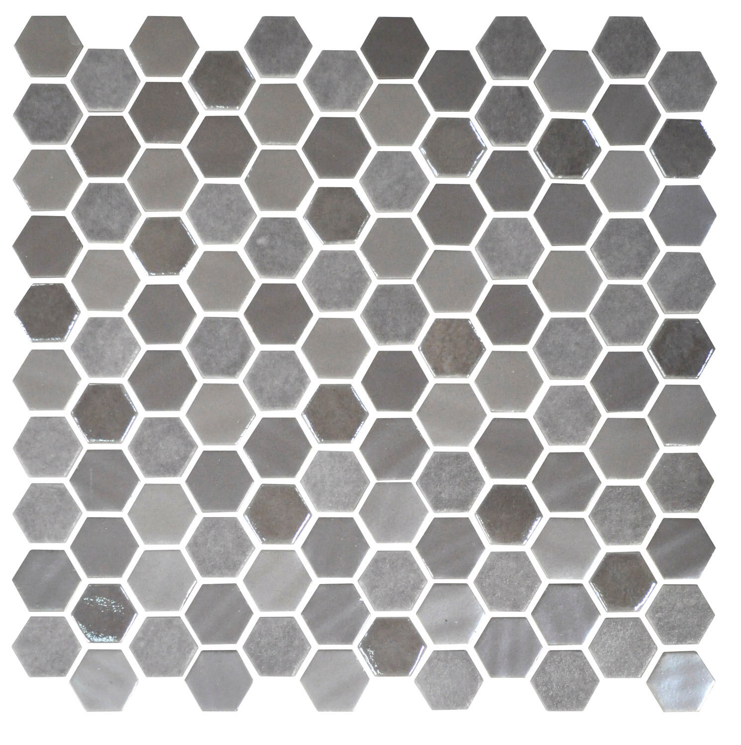Мозаика облицовочная стеклянная Onix Mosaico Hexagon Blends 2002921_HexBlendDun ( м2)