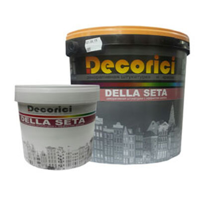 Декоративное покрытие Decorici Della Seta Silver 5 л
