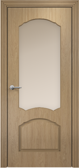 Дверь Оникс модель Диана Цвет:Капучино Остекление:Сатинат бронза